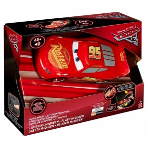 Disney Cars Lightning Mcqueen Remote Controlled Car, Interactive Reaction, FDW13_ok!