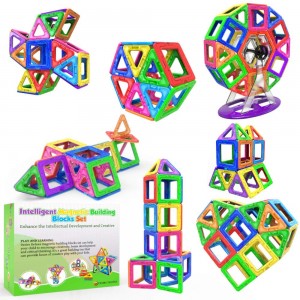 Desire Deluxe 94 Pieces Magnetic Building Blocks, Construction Educational and Creative Game,_ok!