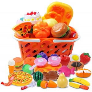 DigHealth Pretend Play Food Set, Early Childhood Educational Plastic Toys_ok!