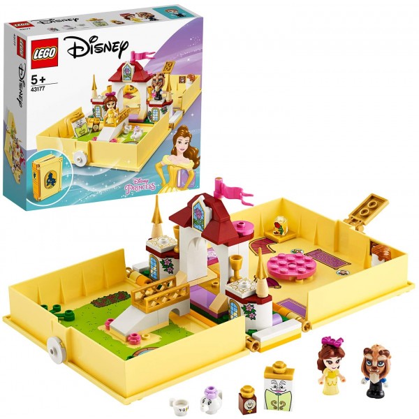 LEGO Disney 43177 Princess Belle's Storybook Set, with Castle_OK!