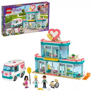 LEGO 41394 Friends Heartlake City Hospital Playset with Emma, and 2 Other Mini Dolls, for Girls and Boys 6+_OK!
