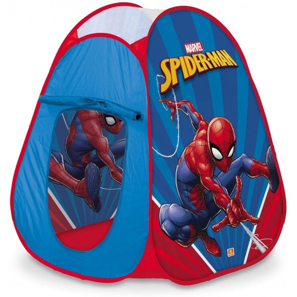 Mondo Toys Spiderman Pop-Up Tent, Play Tent for Boys and Girls, Easy to Open, Carry Bag, 28427_OK!