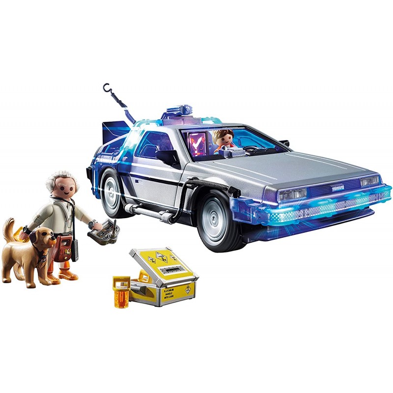 Brand New Playmobil 70317 Back To The Future Delorean 64 Piece Toy Set