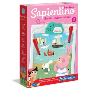 Clementoni - Sapientino Girl, Activity Cards And Interactive Pen - Educational Game, Electronic Talking, Made in Italy, 16214_ok!