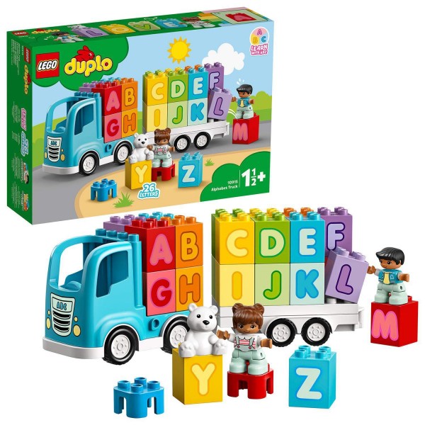 Alphabet Train Blocks, Lego Duplo ABC Letters Train, Educational Toys For Kids Todlers, 10915_ok!