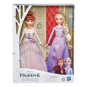 Set di bambole sorelle, Frozen 2 Collezione di bambole alla moda Anna ed Elsa