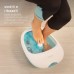 Electric Foot Massager, HoMedics Foot Spa, With Vibrating, Hydromassage, Magnetotherapy and Heater, Pumice Stone and Massage Rollers Included, FS-250-EU_ok!