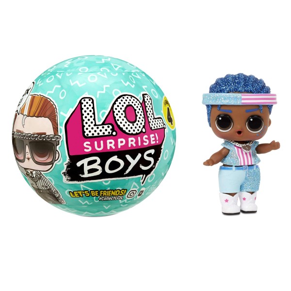 Collectible Boy Doll, LOL Surprise Boys, Find 7 Surprises 572695EUC_ok!