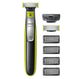 Beard Shaver Kit, Philips QP2530/30 OneBlade With 4 Combs Accesories And 1 Replacement Blade_ok!