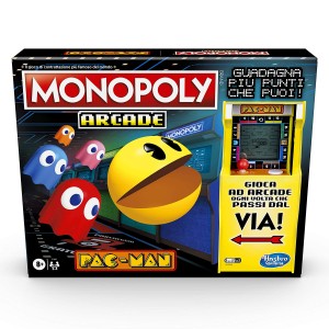 Arcade Boxed Game, Hasbro Gaming Monopoly Pac-Man Box Card Game, E7030103_ok!