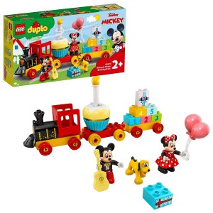Colorful Train Building Set, Lego Duplo Disney Birthday Mickey and Minnie Mouse, 10941_ok! 