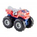 Hot Wheels - Monster Truck Alarm vehicle, car with giant wheels with push engine, toy for children 3+ years, GVK41 