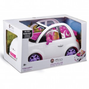 Car Fashion Doll,Big Games Fiat 500 Car For Fashion Doll, White Color, 3 years +, GG00620_ok!