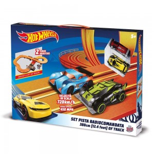 Electric Race Track, Big Games Hot Wheels Electric Track, Car Racing Playset, Multicolored, GG00691_ok!