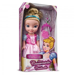 Cinderella Toddler Doll, Big Games, Cinderella Doll, 38cm high- GG02931_ok!