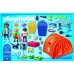 Campers Collectible Figures, Playmobil Family Fun - Campers Tent, 70089 