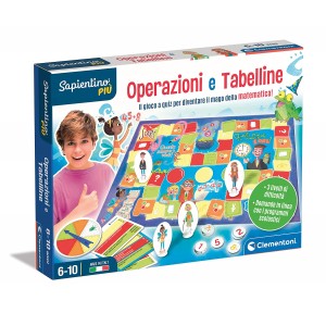 Educational Board Game, Clementoni Sapentino - Operations, Educational Learn The Numbers, Multicolored, 16640_ok!