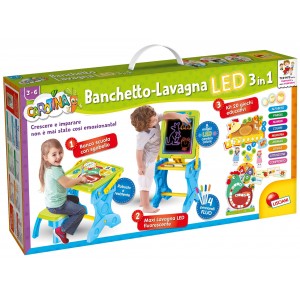 Development Board Toys, Lisciani Game - Board LED 3 In 1 Game Per Bambini, Multicolore, 77465