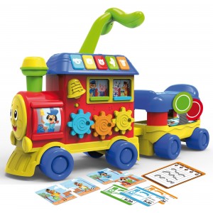 Camion Elettronico Interattivo, Lisciani Games - Carotine Baby Trenino 4 in 1, multicolore, 76635
