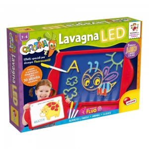 Kids Educational Board, Lisciani Games - 77441 Children's Game Carotine LED Blackboard 2019, 77441_ok!