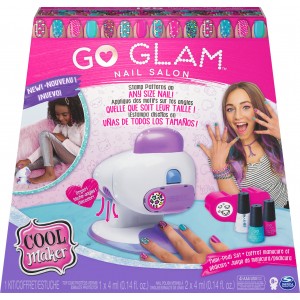Cool Maker, Go Glam - Macchinetta Unghie Decora Per Manicure E Pedicure, Con 5 Decorazioni E Ventaglio, Da 8 Anni - 6054791 