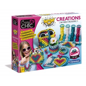 Kids Fashion Jewelry Playset, Clementoni Crazy Chic Wow Creations Modular Bracelets, For Little Girl, 18540_ok!