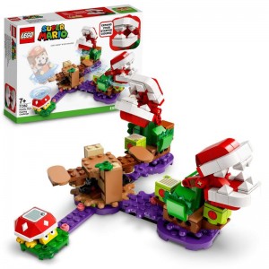 LEGO Super Mario La Sfida Rompicapo della Pianta Piranha - Pack di Espansione, Playset da Collezione con Koopistrice, 71382
