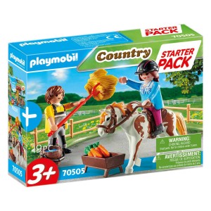 Country Horse Playset, Playmobil Country  - Fantine Starter Pack With Horse, From 3 Years, 70505_ok!