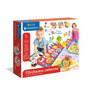 Baby Musical Toy, Clementoni- The Orchestra Salterina Musical Carpet for Children, Multicolored, 17434_ok!