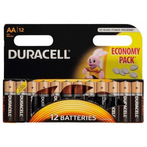 AA Batteries Set, Duracell AA Stilo B12 Plus Power, 011761_ok!