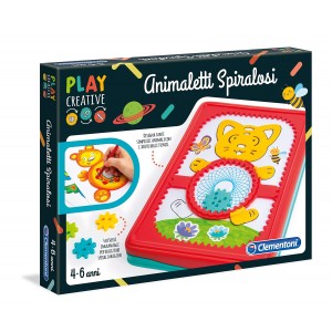 Kids Fun Art, Clementoni Play Creative Pet Animals Spiralosis, Colorful And Creative Playset, 15264_ok!