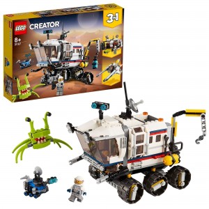 LEGO Creator Il Rover di Esplorazione Spaziale, Base e Navicella, Set da Costruzione 3in1, 31107