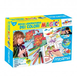 Kids Coloring Book Set, Mitama Mega Labor Of Magic Colors Creangolo, 62501_ok!