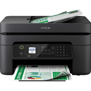 Wifi Inkjet Printer, Epson Workforce WF-2830DWF 4-in-1, Scaner Single Patterns, DIN A4, Black , C11CG30402_ok!