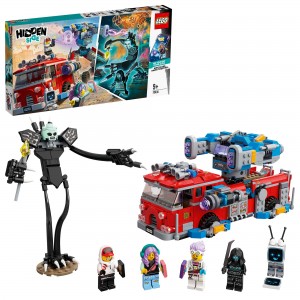 Interactive Multiplayer Playset, Lego Hiddenside Phantom Fire Truck 3000, AR Games App, Increased Realt For IPhone / Android, 70436_ok!