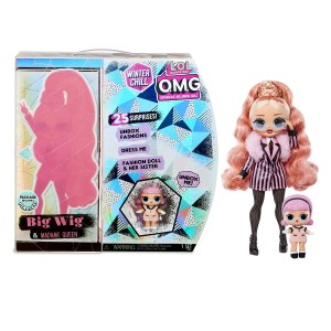 Surprise Doll Fashion LOL Surprise OMG Winter Chill  Big Wig Doll, Madame Queen Con With 25 Accessories, 570264_ok!