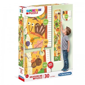 Clementoni - 20334 - Measure Me Puzzle - The Bugs' House - 30 Pezzi - Made In Italy - Puzzle Metro Bambini 3 Anni + 