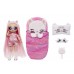 Collectible Fabric Doll, Na! Na! Na! Surprise, Fashion Mila Rose - Teens Slumber Party -  27 cm, Persian-Haired Pink Kitten, 577423C3 _ok!