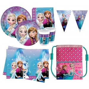 Birthday Party Supplies, Frozen Kit Children's Birthday Party Collection, Disney Princesses Decorations, Complete Table Supplies_ok!