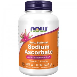 NOW Supplements, Sodium Ascorbate Powder, Buffered, Antioxidant Protection*, 8-Ounce