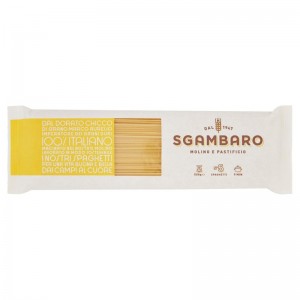 Sgambaro Pasta - Spaghetti N. 5 - 100% Hard Italian, Grain, 500 gram 