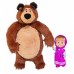Simba - Masha and the Bear, With Stuffed Bear, Mini Doll And Plush Playset, 109301073_ok!