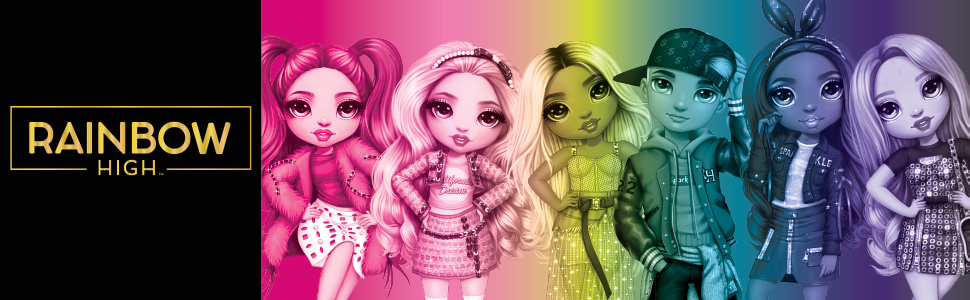 Cute Rainbow Models Bellas